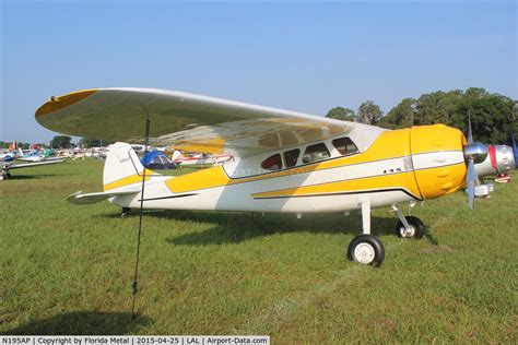 Aircraft N195ap 1951 Cessna 195a Cn 7684 Photo By Florida Metal