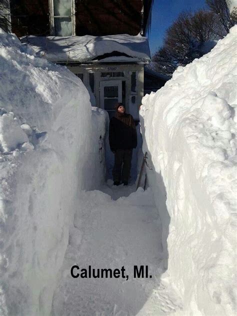 Calumet Michigan Upper Peninsula February 2014