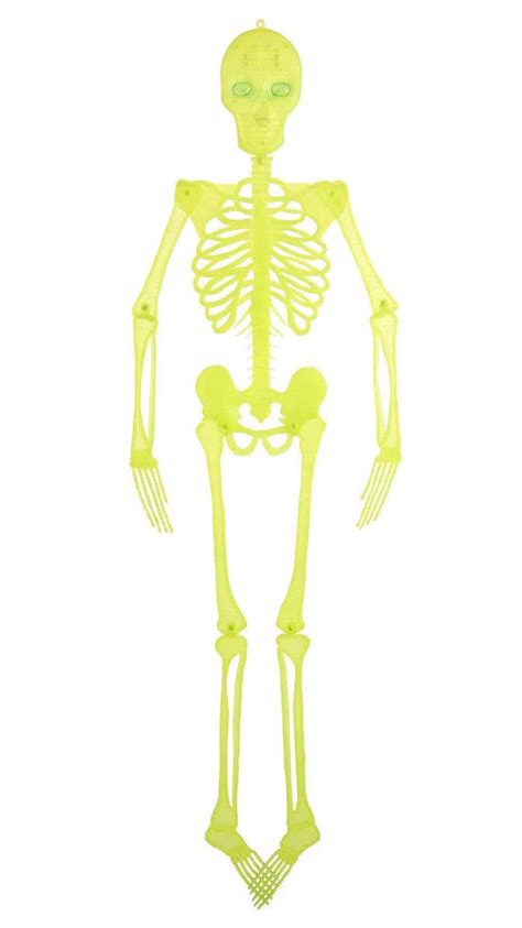 Yellow Hanging Skeleton Decoration Halloween Decorations And Props