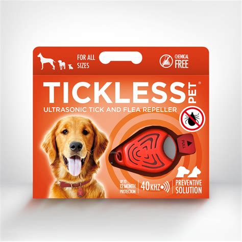 Tickless Classic Pet Orange Chemical Free Tick And Flea Repellent For