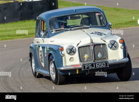 Rover 100 P4 Classic Saloon Vintage Racing Car Competing In The St