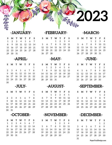 Paper Trail Design Calendar 2023 Get Calendar 2023 Update