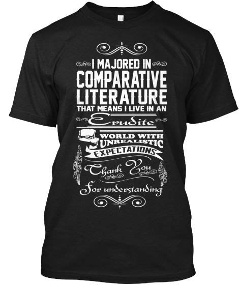 Limited Comparative Literature Major Teespring Shirts Custom