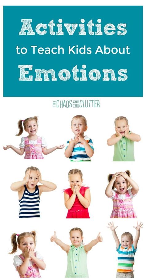 Activities To Teach Kids About Emotions Emotions Activities Emotions