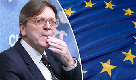 Brexit Negotiator Guy Verhofstadt Told Demand For Eu Superstate Could