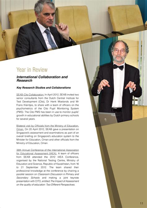 Seab Annual Report 2012 2013 International Collaboration And Research