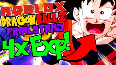How To Get 4 Times Experience In Final Stand Roblox Dragon Ball Z