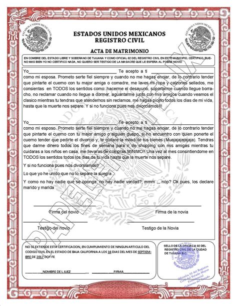 Certificado de Matrimonio en México2023