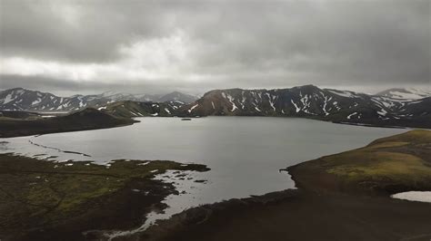 Aerial View Over Lake Frostastaðavatn Stock Footage Sbv 347319705