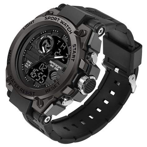 Buy Men S Digital Outdoor Watch Tactical Military Watch Sport LED