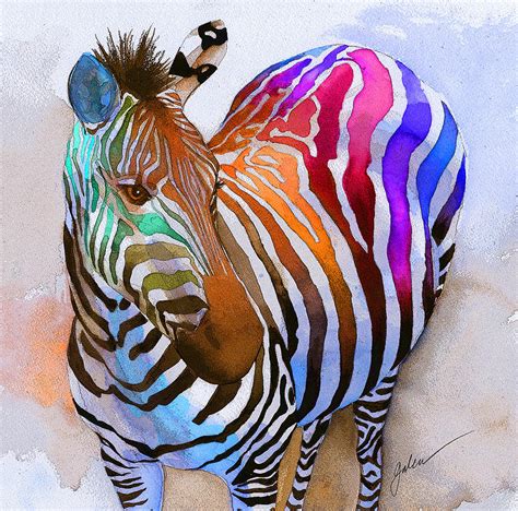 Zebra Dreams Painting By Galen Hazelhofer Fine Art America