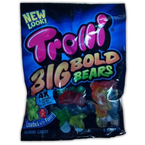 Trolli Big Bold Bears Gummi Candy 5oz Bag Pack Of 6 • The Candy