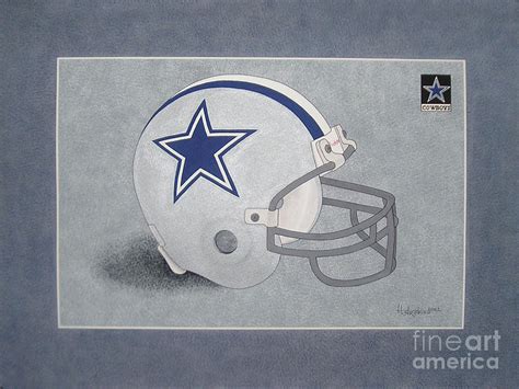 Dallas Cowboys Helmet By Herb Strobino