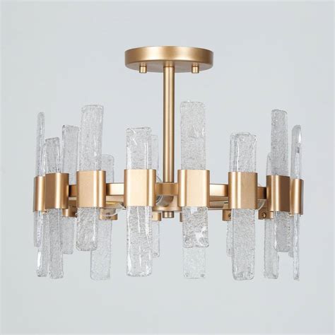 Uolfin Modern Kitchen Chandelier Ceiling Light In Light Gold