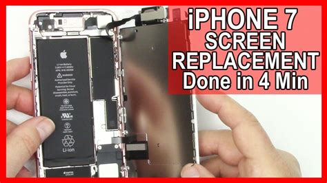 How To Iphone 7 Screen Replacement Done In 4 Minutes Screen