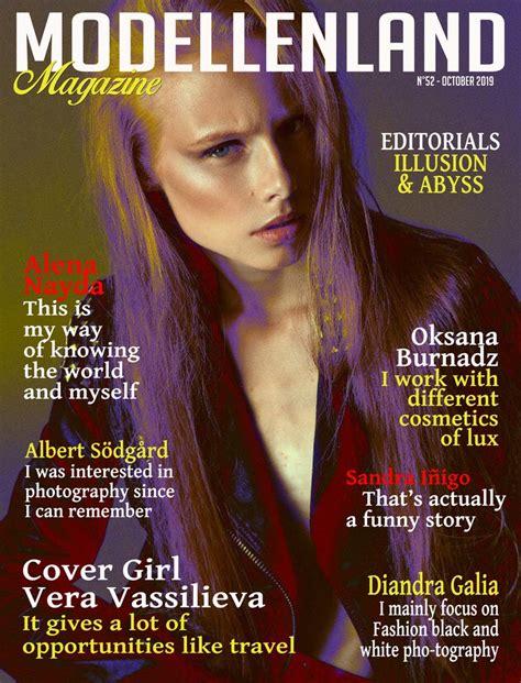 Interview Cover Girl Issue52 Vera Vassilieva France