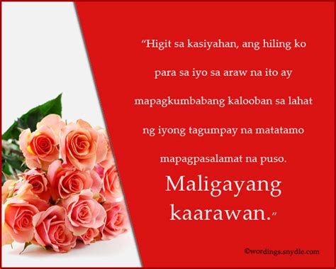 Happy Birthday Messages In Tagalog Wordings And Messages
