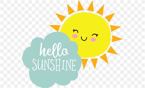 Clip Art Hello Sunshine Cartoon Logo Png 570x500px Hello Sunshine