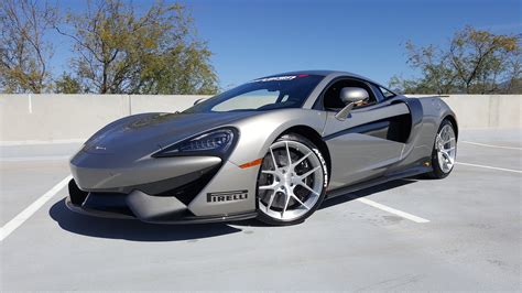 Stylish Gray Mclaren 570s Showing Off Pirelli Tires — Gallery