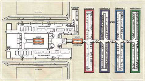 Atlanta Airport Terminal Map Delta Map 2023