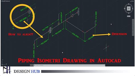 Piping Isometric Drawing In Autocad Design Hub Youtube