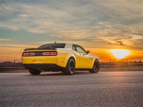 If only dodge hadn't wimped out on the demon by limiting it to a paltry. 2018 Dodge Demon Hellcat Challenger | Hennessey Performance