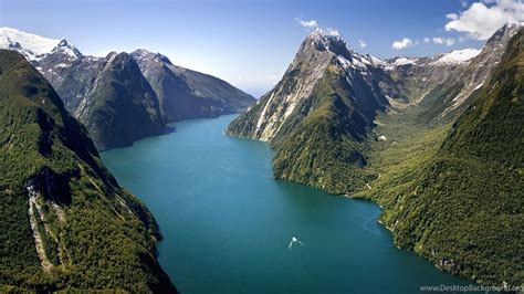 Milford Sound Fjord New Zealand Nature 1920x1080 Hd Wallpapers