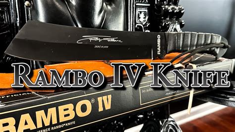 Rambo Iv Knife Unboxing Officially Licensed Signature Series