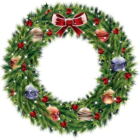 Premium Vector Vector Christmas Wreath Isolated