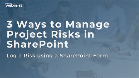How To Use The Project Risk Form In Sharepoint Youtube