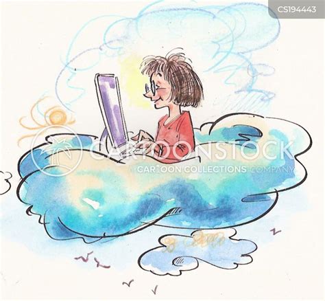Cloud Computing Cartoons And Comics Funny Pictures From Cartoonstock