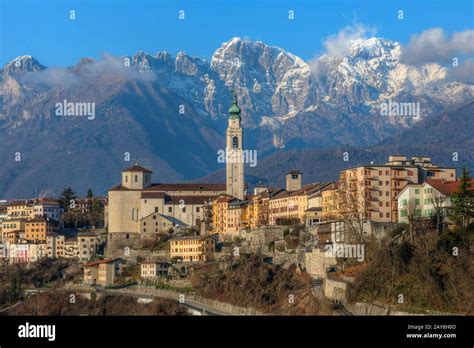Belluno Veneto Belluno Dolomites Italy Stock Photo Alamy