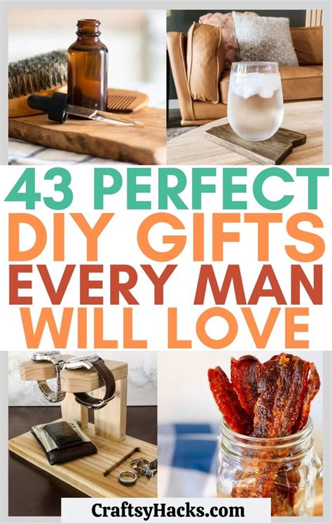 43 DIY Gifts For Men In Your Life Craftsy Hacks
