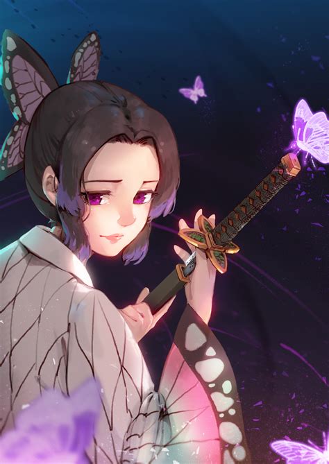 Kochou Shinobu Kimetsu No Yaiba Image By Aduohome 2702527