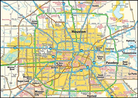 Houston Texas City Limits Map