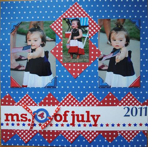 Ms 4th Of July Creative Memories Scrapbooking Scrapbook Studio