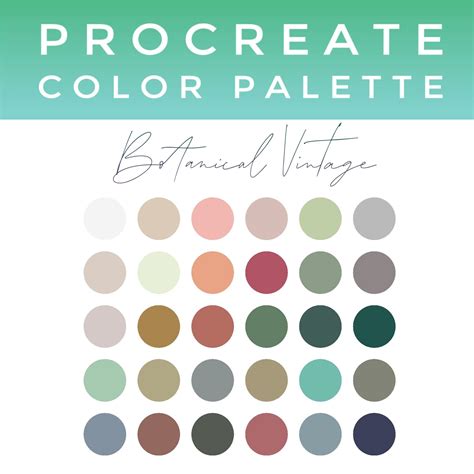 Procreate Pastel Color Palettes Warehouse Of Ideas