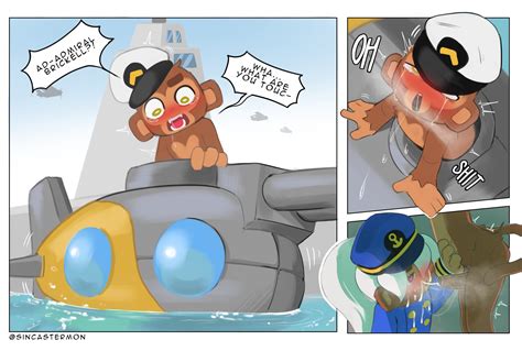 Post Admiral Brickell Bloons Monkey Sub Comic Sincastermon