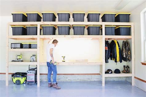 The goal is to keep things simple and effective. garage workbench ideas #Workbenches in 2020 | Garage storage shelves, Garage wall storage, Diy ...