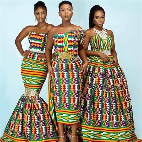 Kente Fabric Designs See These Kente Styles For Fashionable Ladies