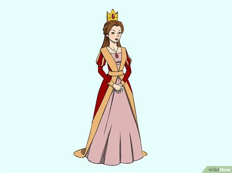 Cómo Dibujar Una Reina Con Imágenes Wikihow