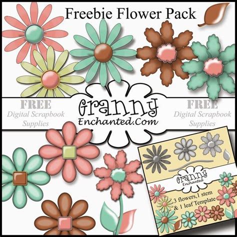 Free Digital Scrapbook Elements Flowers ⊱ ⊰ Join 4000 Others