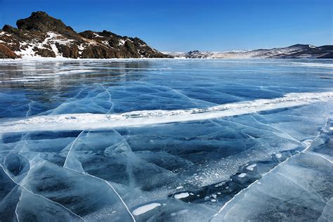 Fonds Decran Russie Photographie De Paysage Lac Hiver Baikal Glace