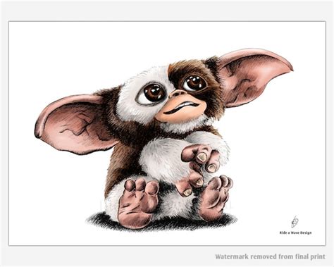 Gremlins Gizmo Drawing