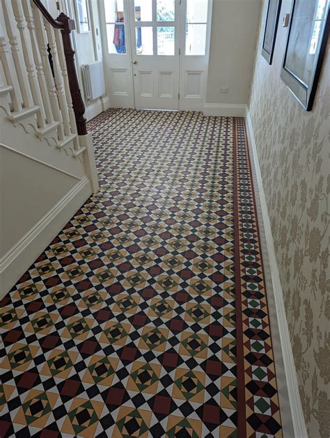 Refreshing A Victorian Tiled Hallway In Exmouth Ready For House Sale