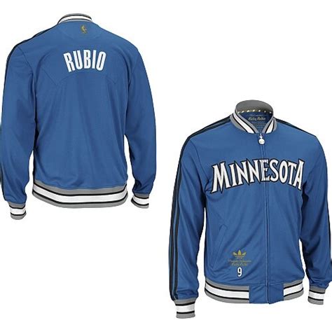 2014 Adidas Minnesota Timberwolves Ricky Rubio Legendary Jacket