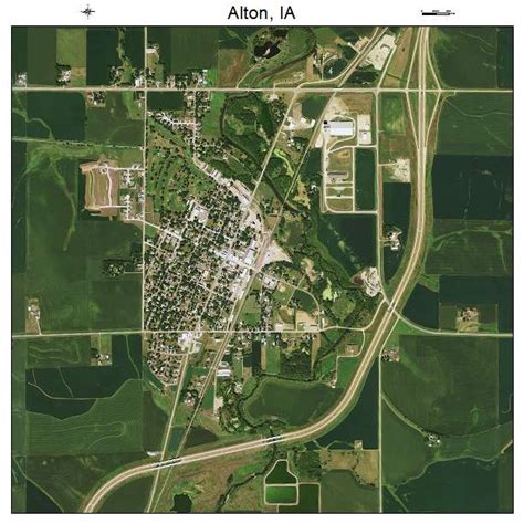 Aerial Photography Map Of Alton Ia Iowa
