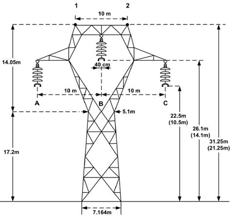 Kv Line Configuration Test Case Transmission Line Download Scientific Diagram