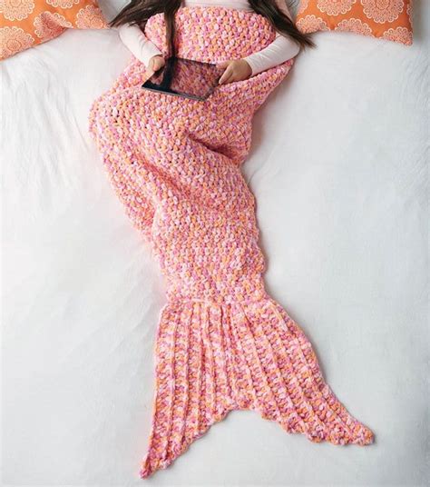 8 Magical Crochet Mermaid Tail Blanket Patterns Beautiful Dawn