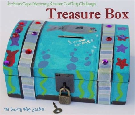 Treasure Chest Treasure Box Kids Craft Summer Crafts For Kids